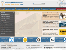 Tablet Screenshot of bhs.org.au