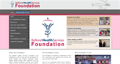 Desktop Screenshot of foundation.bhs.org.au