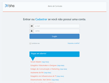 Tablet Screenshot of curriculos.bhs.com.br